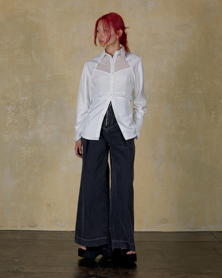 LAYERING SHEER SHIRTS