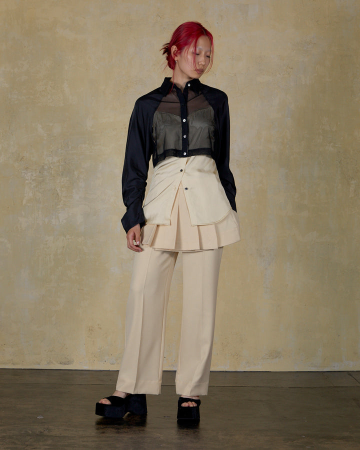 LAYERING SHEER SHIRTS