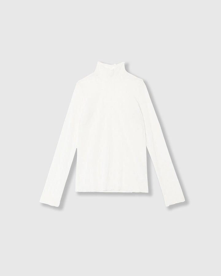 MONOGRAM FLOCKY PRINT TULLE TOPS