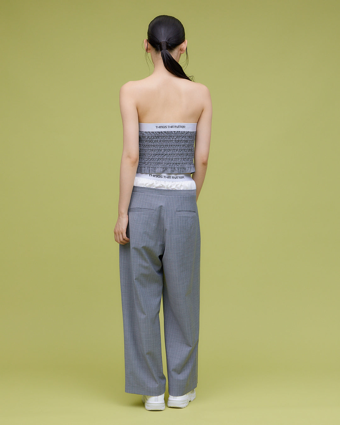 その他 Check Bustier Throw It Away Bustier Mocha Check | White Fox Boutique