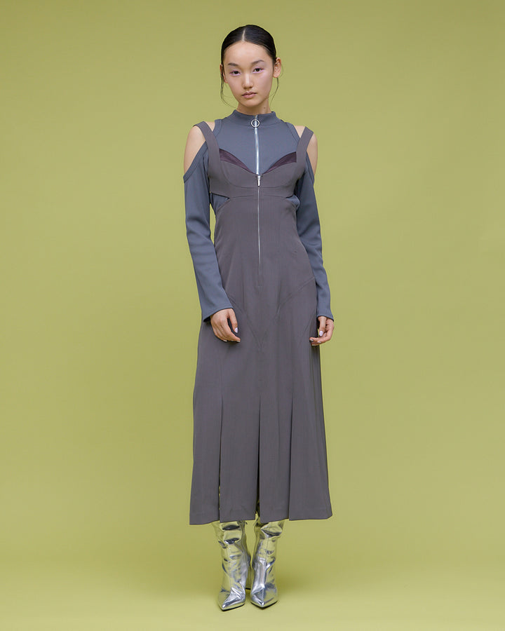 CURVES PATTERN SWITTING DRESS