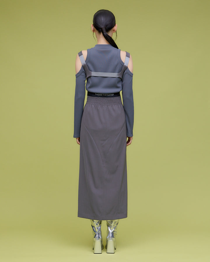 CURVES PATTERN SWITTING DRESS