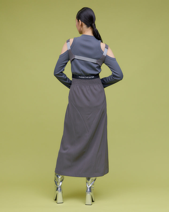 CURVES PATTERN SWITTING DRESS