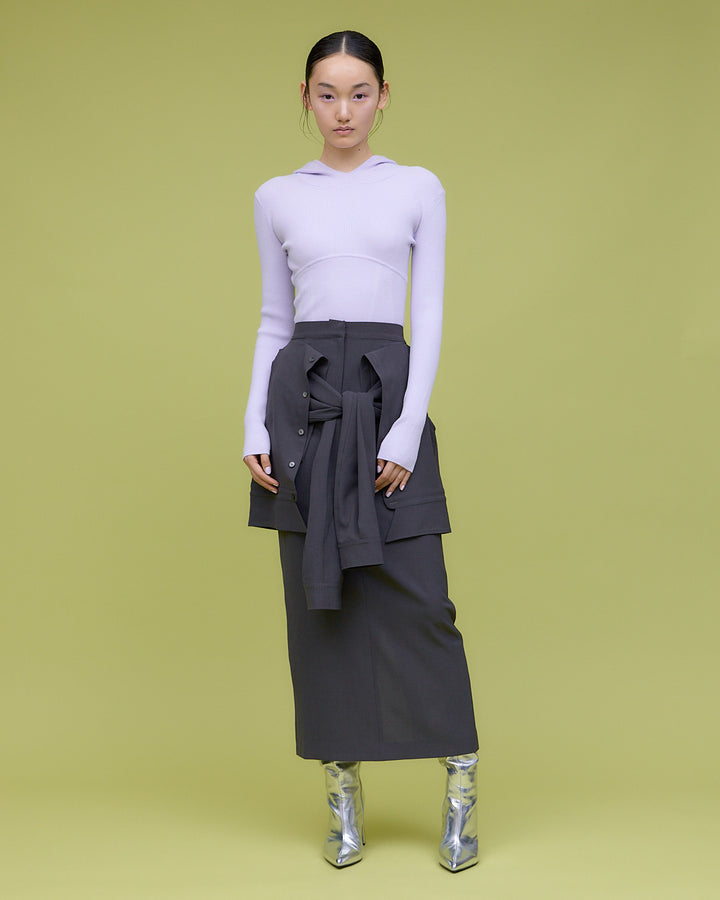 SHIRTS LAYERED SKIRT