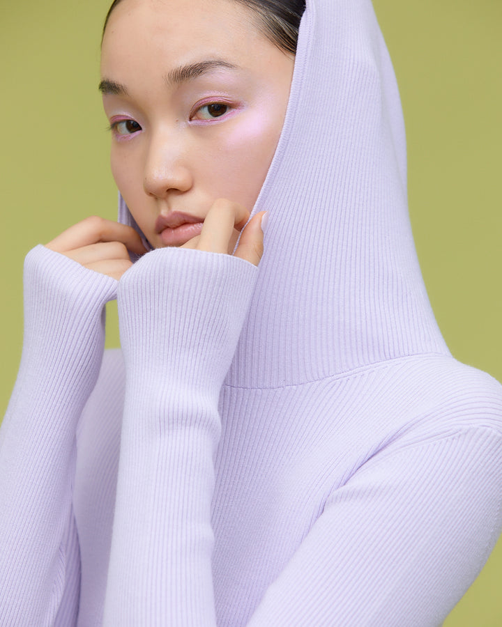 HOODIE KNIT TOPS