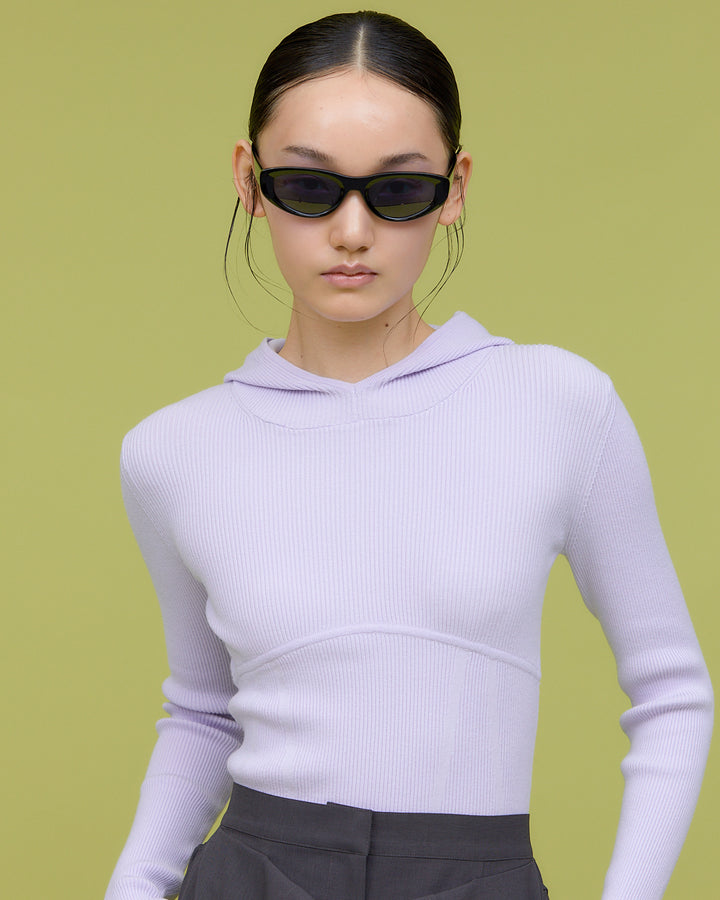 HOODIE KNIT TOPS