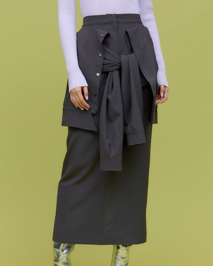 SHIRTS LAYERED SKIRT