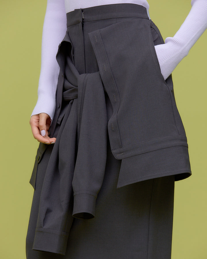 SHIRTS LAYERED SKIRT