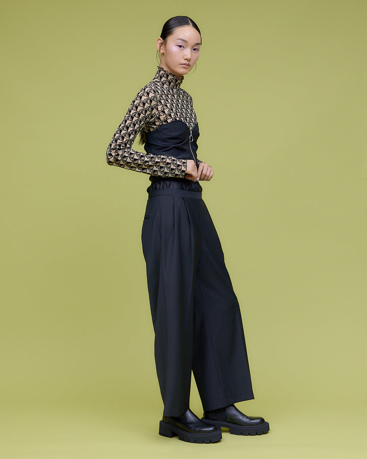 T/W FRONT ZIP BUSTIER