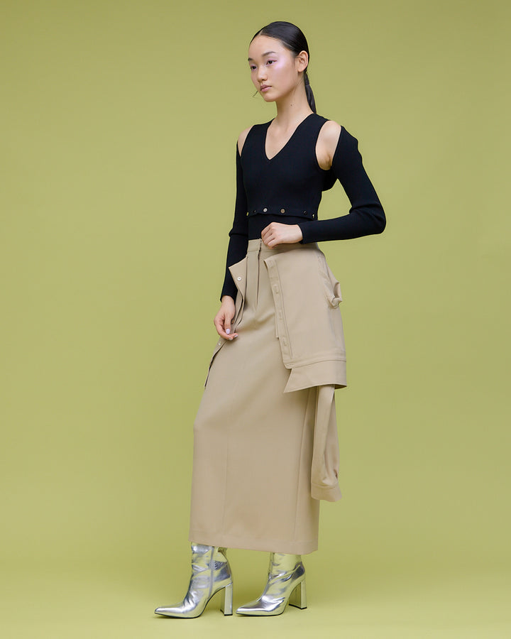 SHIRTS LAYERED SKIRT