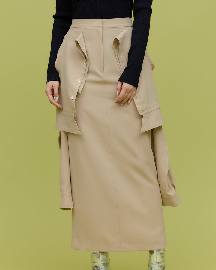 SHIRTS LAYERED SKIRT