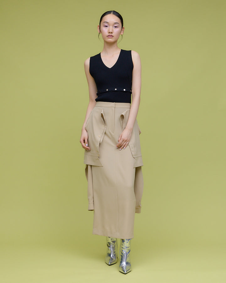 SHIRTS LAYERED SKIRT