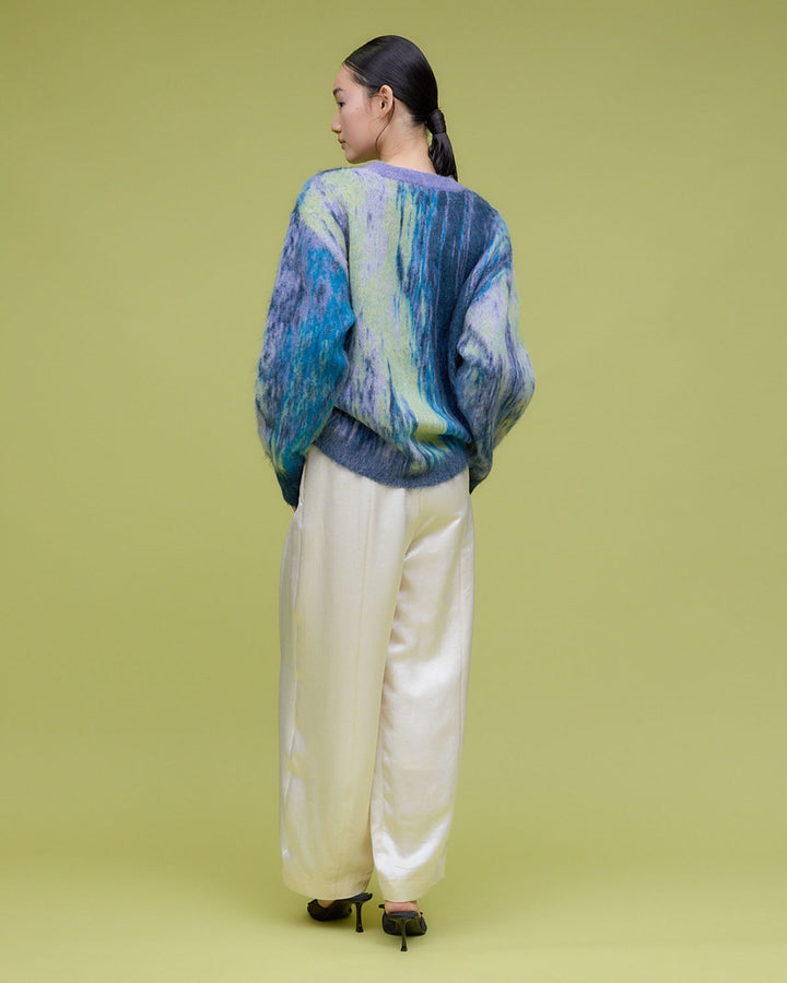 SATIN COCOON PANTS