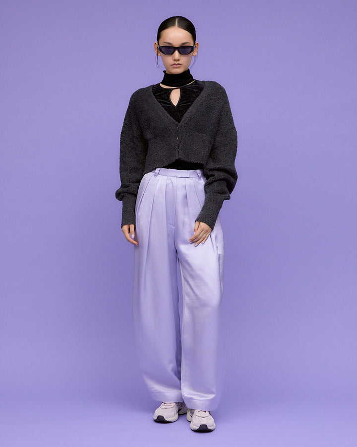 SATIN COCOON PANTS