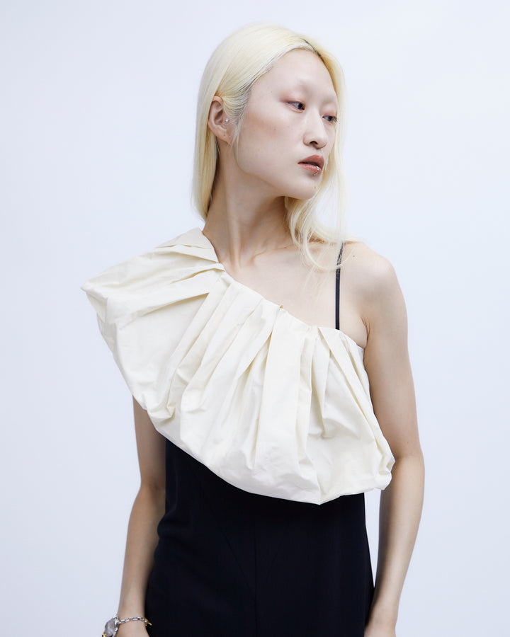 OVERALLS with TAFFETA CAPE