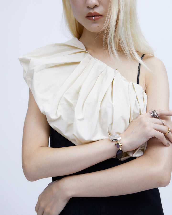 OVERALLS with TAFFETA CAPE