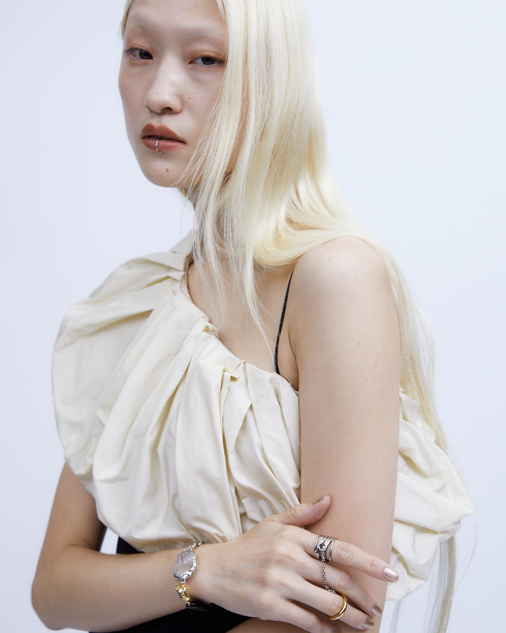 OVERALLS with TAFFETA CAPE