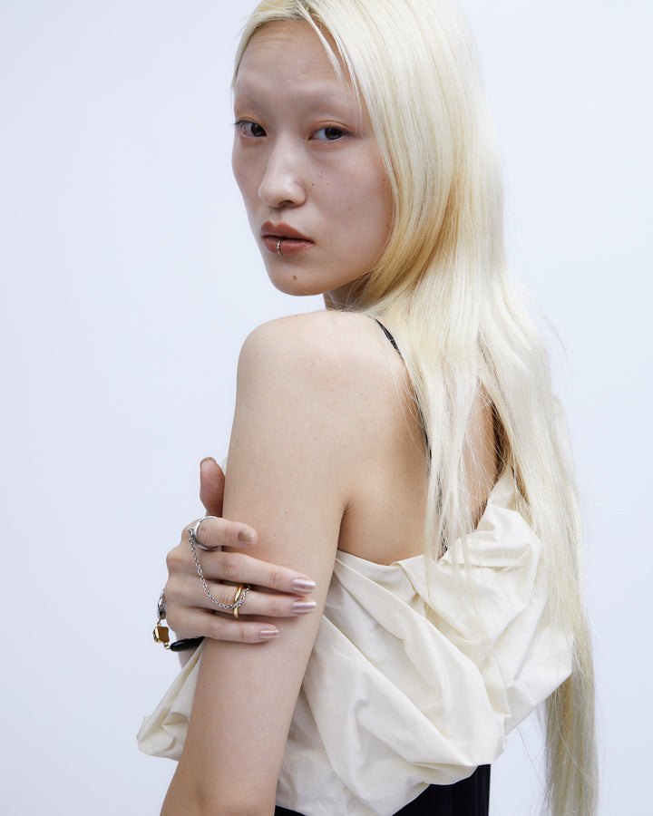 OVERALLS with TAFFETA CAPE
