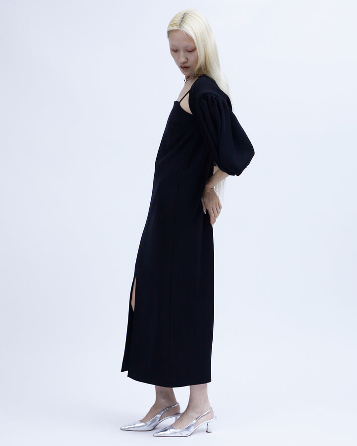H:174cm / FREEsize *BLACK