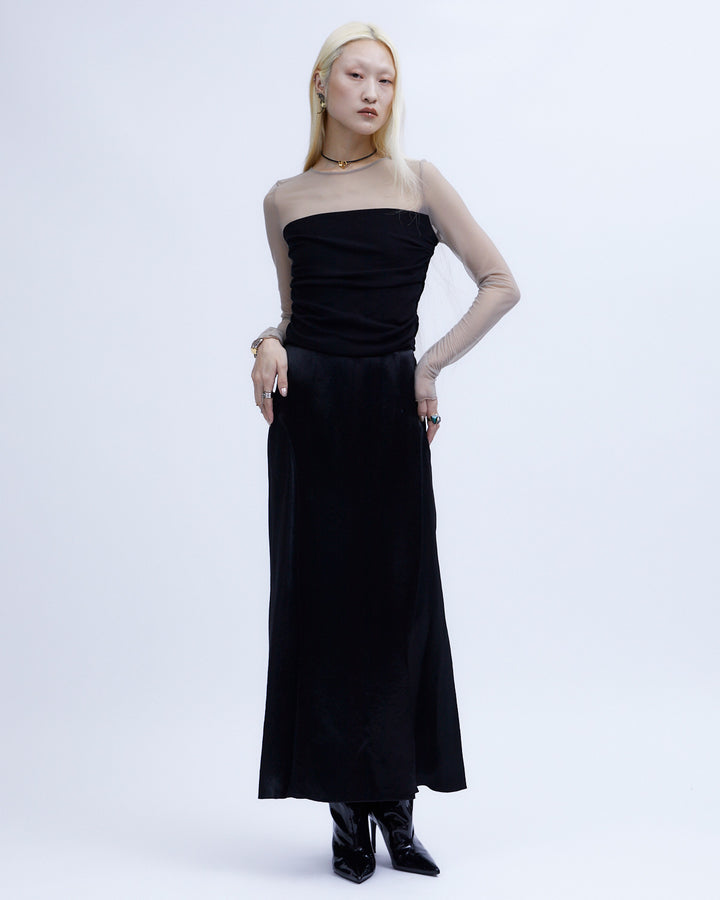 SHEER & DRAPE RIB TOPS