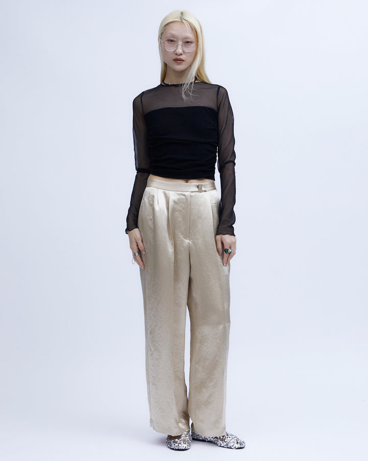 SHEER & DRAPE RIB TOPS