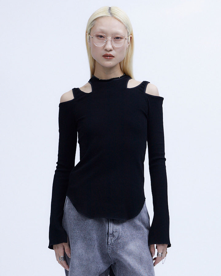NOTCH DESIGN TERECO RIB TOPS