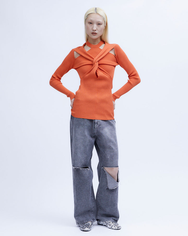 TWIST KNIT TOPS