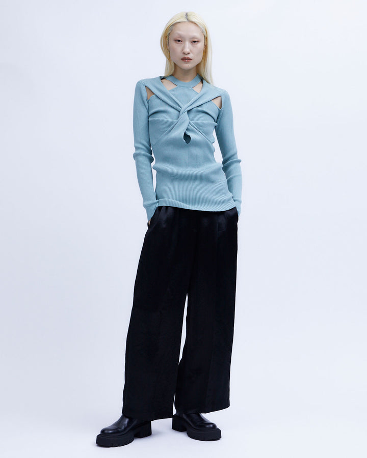 TWIST KNIT TOPS