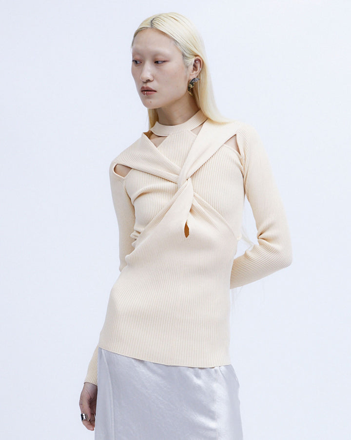 TWIST KNIT TOPS