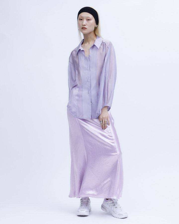 SHEER VOLUME SLEEVE SHIRT