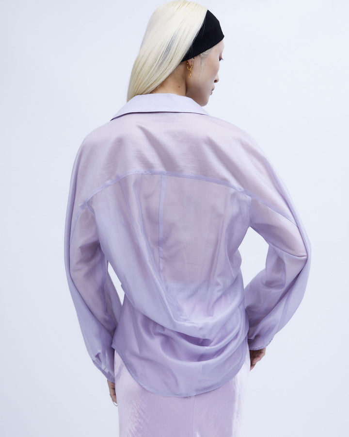 SHEER VOLUME SLEEVE SHIRT