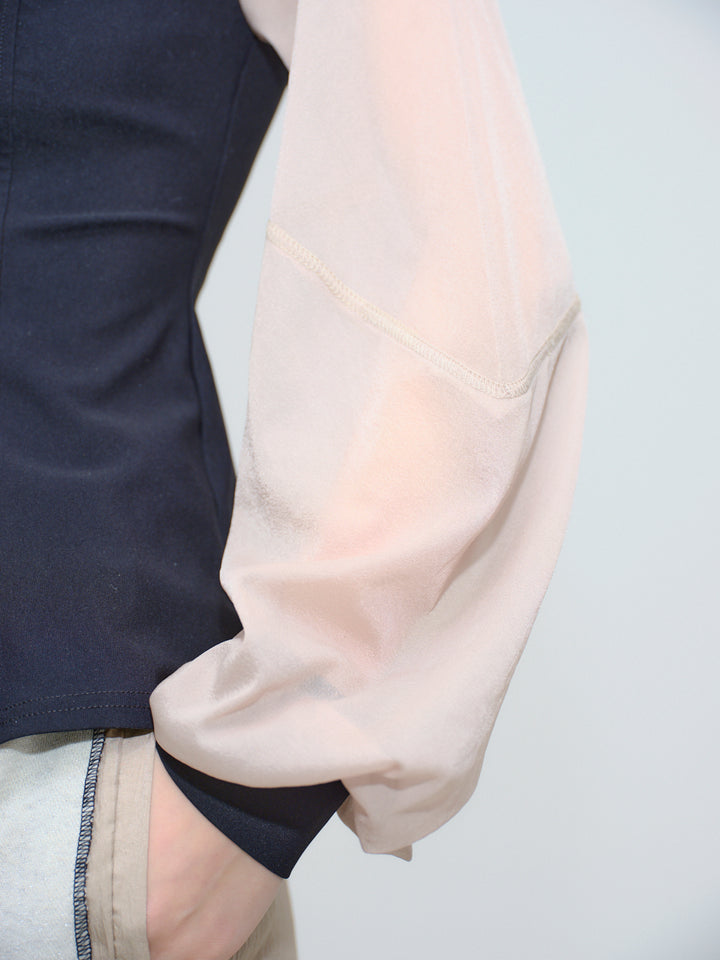 CORSET JERSEY TRACK JACKET
