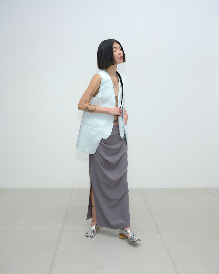 ASYMMETRY NARROW SKIRT