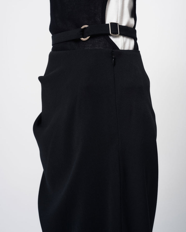 ASYMMETRY NARROW SKIRT