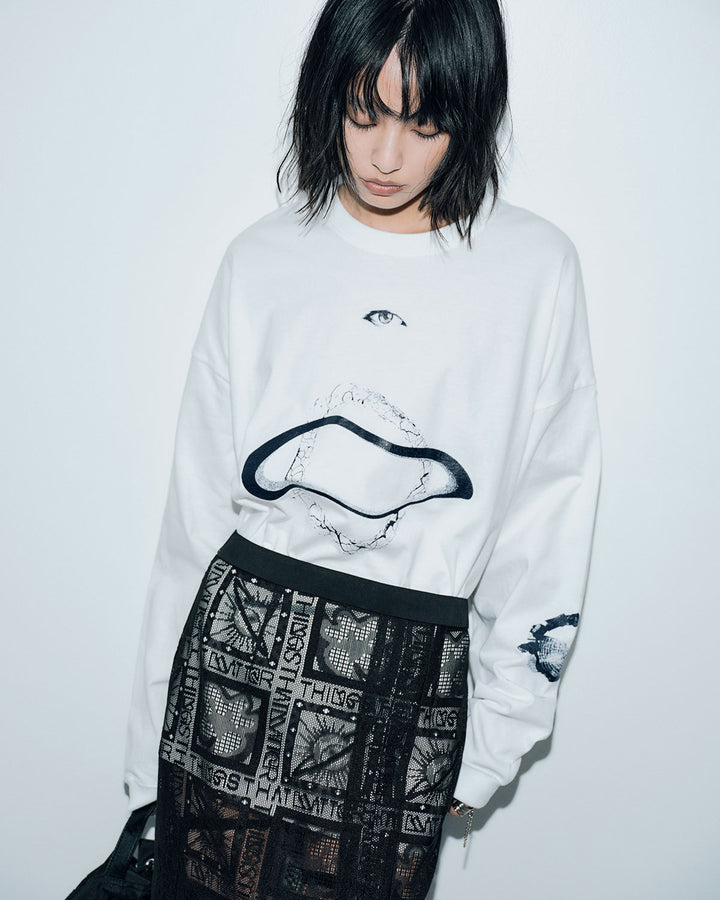 THIRD EYE(i) PRINT LONG SLEEVE T-SHIRT