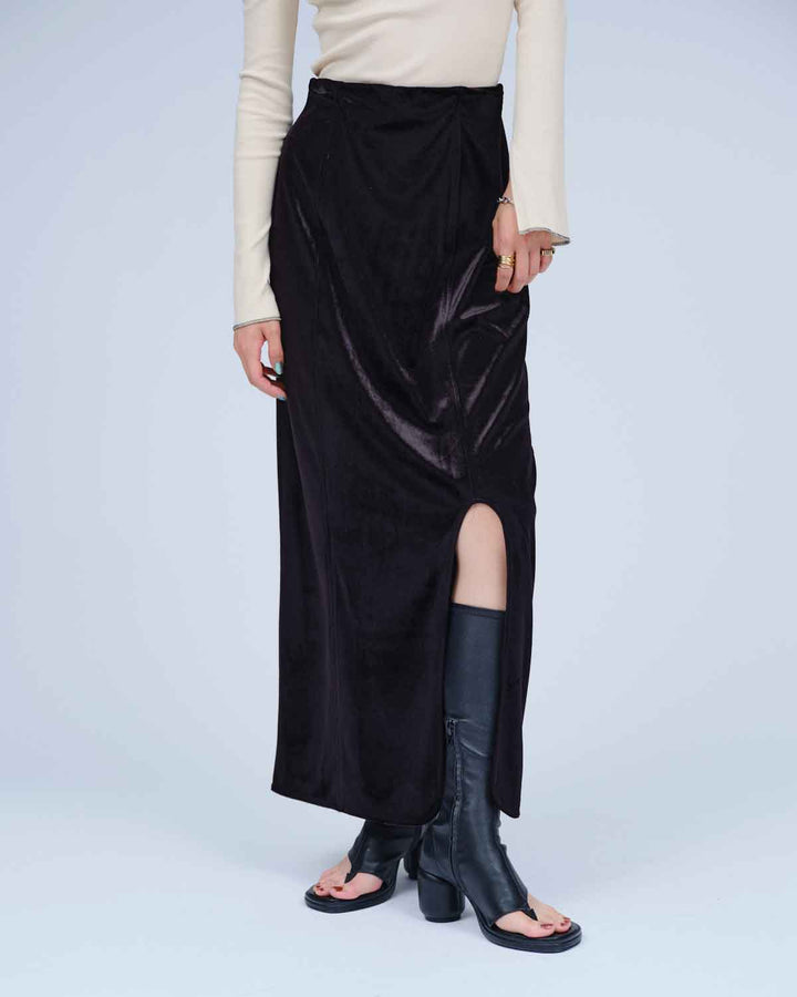 TRIACETATE VELOR SKIRT