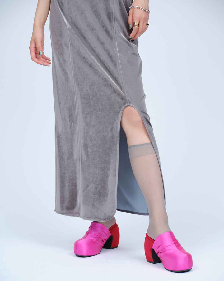 TRIACETATE VELOR SKIRT