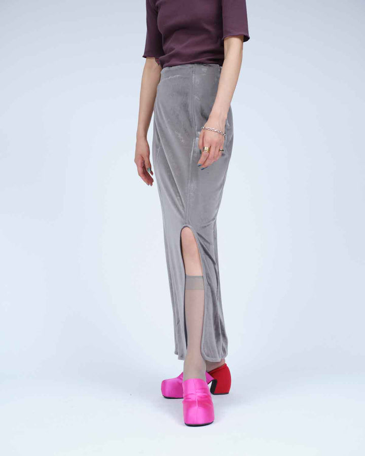 TRIACETATE VELOR SKIRT