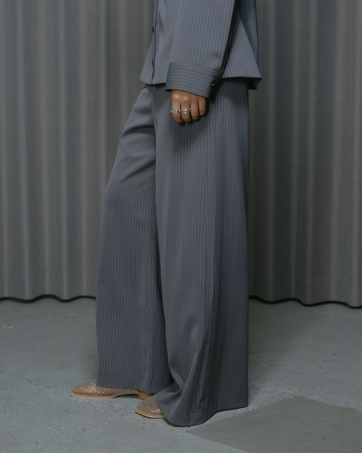 STRIPE WIDE PANTS | SENSE 16_ | STORE | THINGS THAT MATTER ONLINE