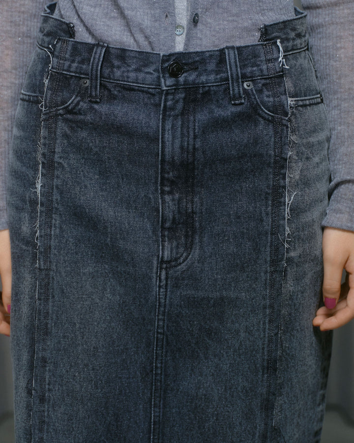 REMAKE DENIM SKIRT