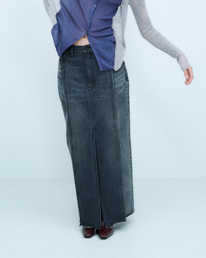 REMAKE DENIM SKIRT
