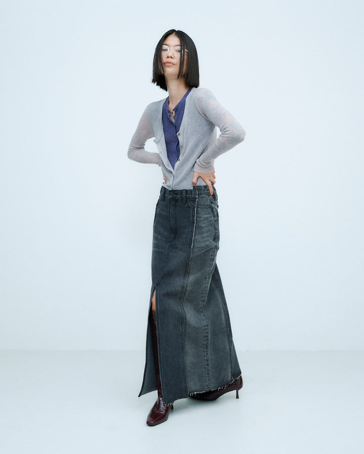 REMAKE DENIM SKIRT