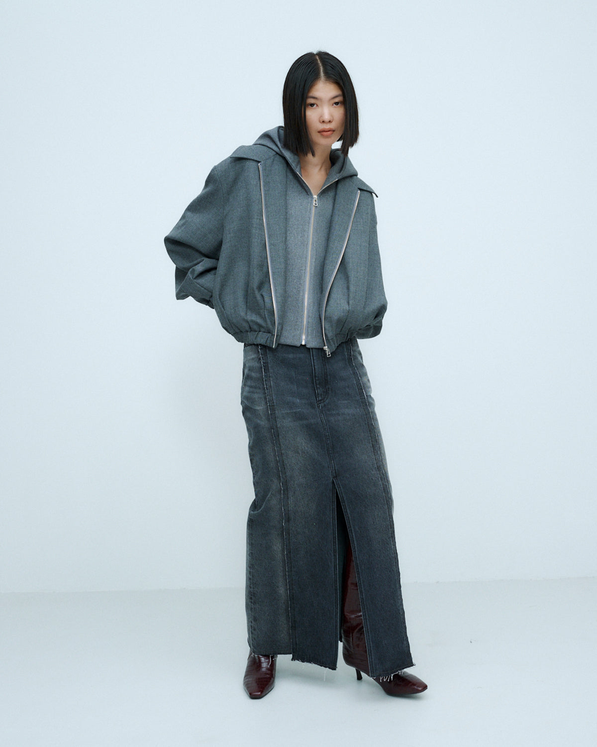REMAKE DENIM SKIRT | SENSE 16_ | STORE | THINGS THAT MATTER ONLINE