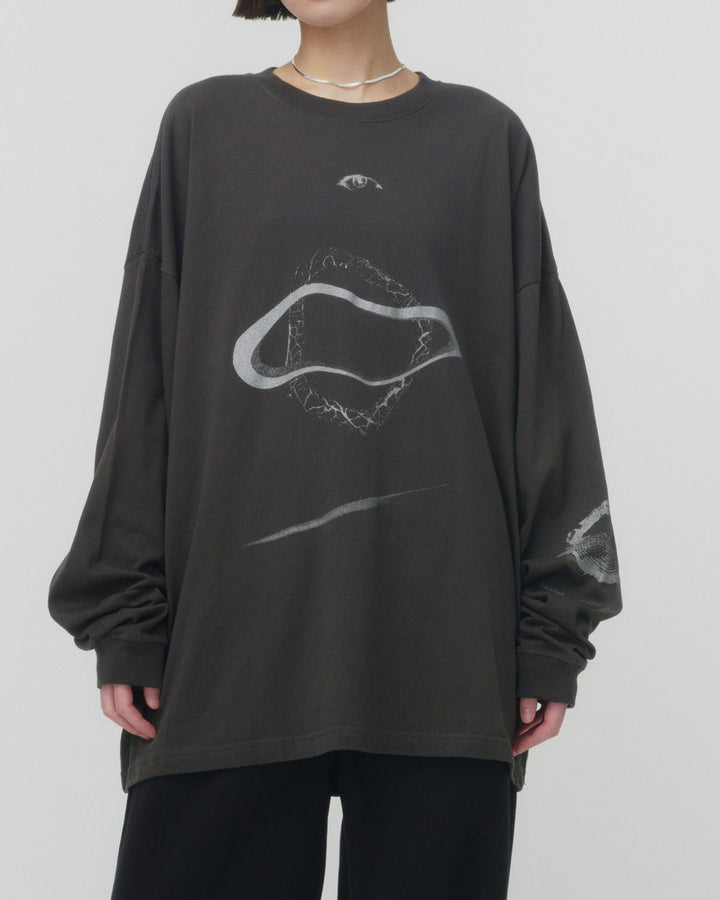 THIRD EYE(i) PRINT LONG SLEEVE T-SHIRT