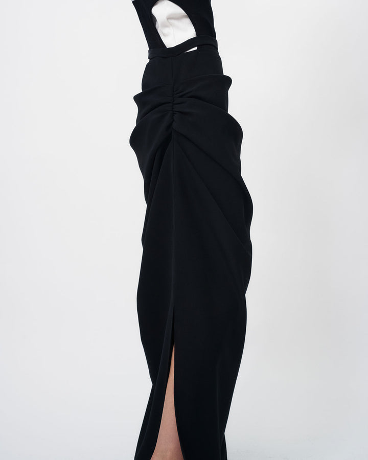 ASYMMETRY NARROW SKIRT