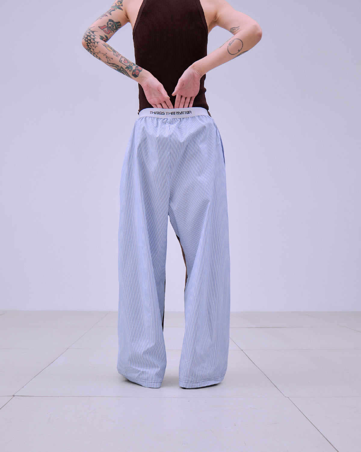 LIGHT STRIPE SWEAT PANTS | | STORE | THINGS THAT MATTER ONLINE STORE