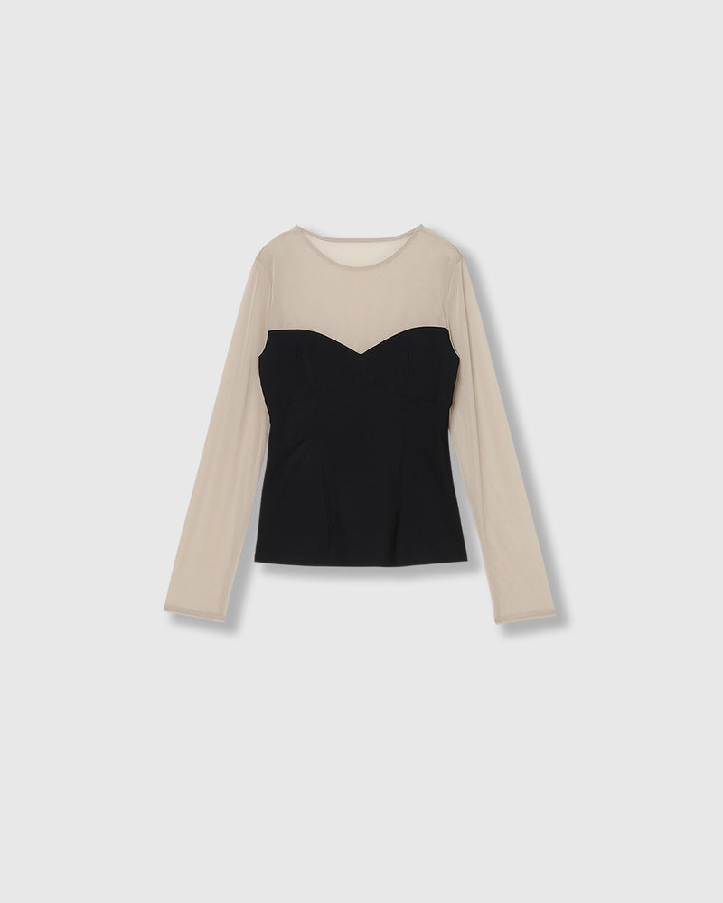 TRICOT JERSEY CORSET TOPS