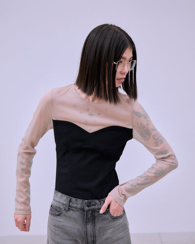 TRICOT JERSEY CORSET TOPS