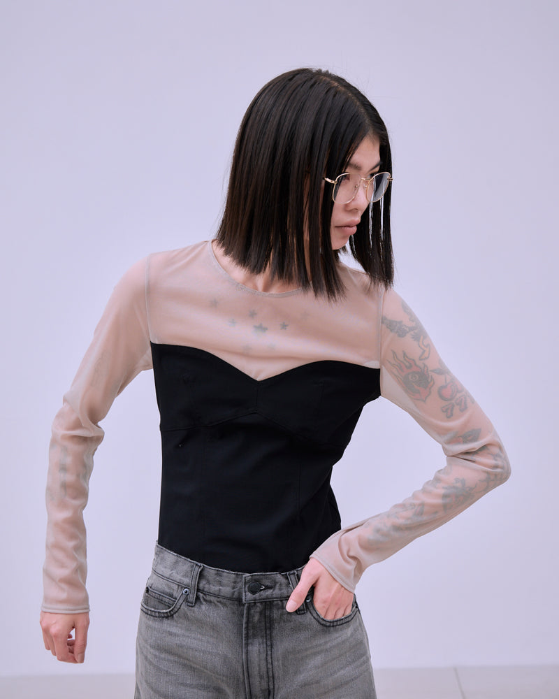 TRICOT JERSEY CORSET TOPS