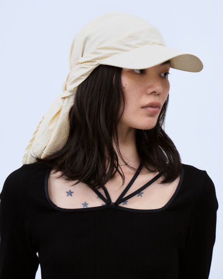 SCARF DESIGN NYLON CAP